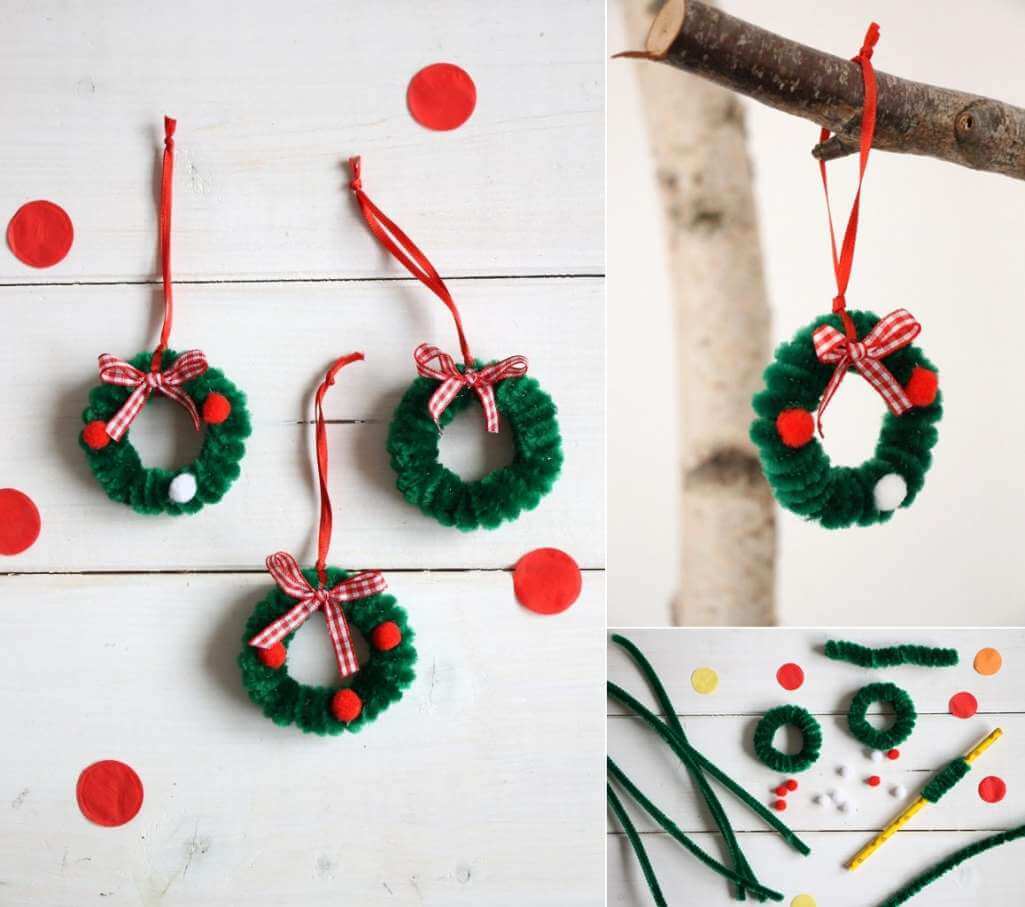 pipe cleaner christmas decorations