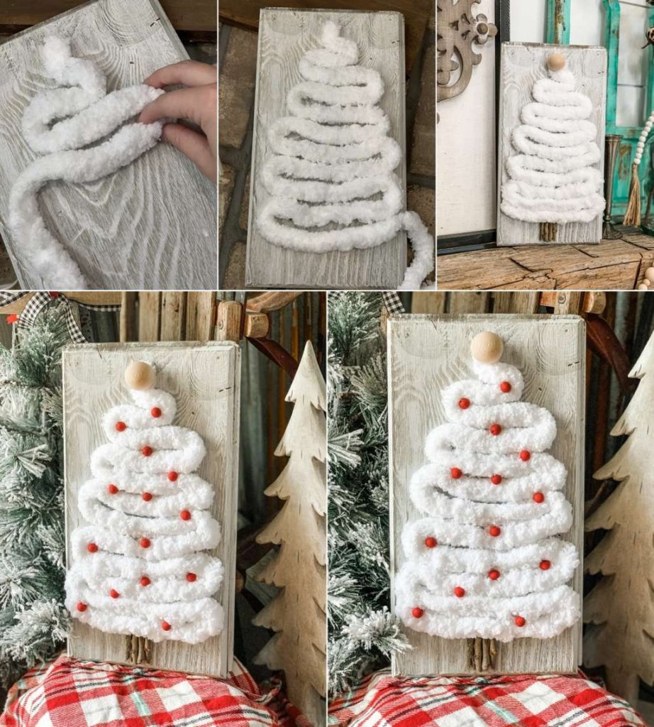 yarn christmas crafts