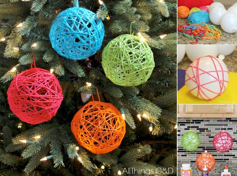 yarn christmas crafts