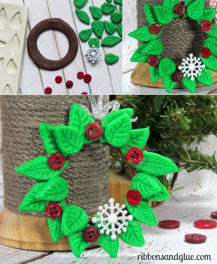 DIY Polymer Clay Christmas Ornaments