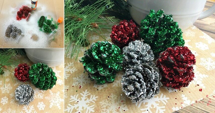 pinecone christmas decor 