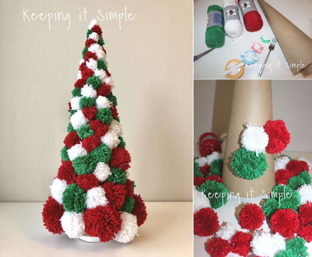 diy tabletop christmas tree