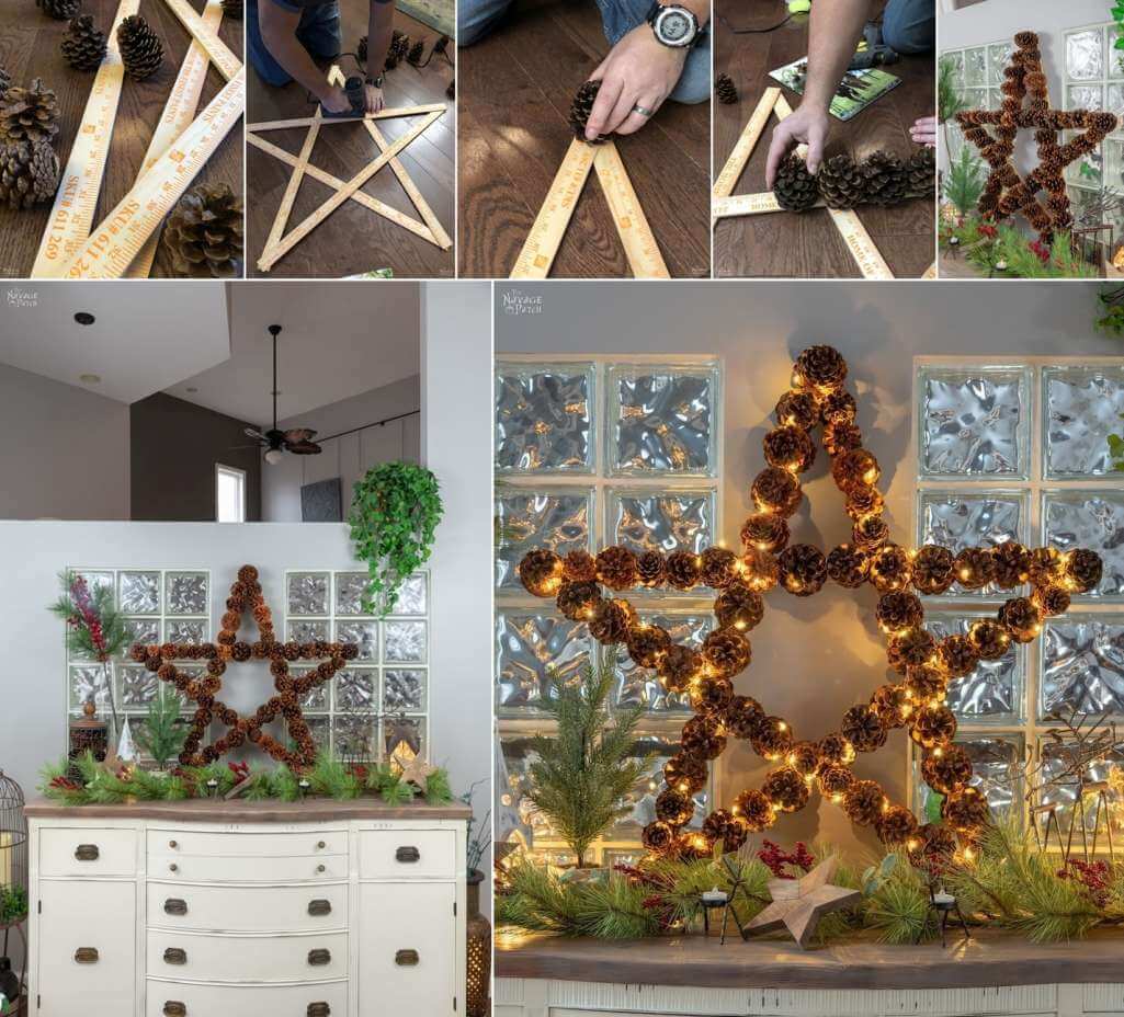 pinecone christmas decor 