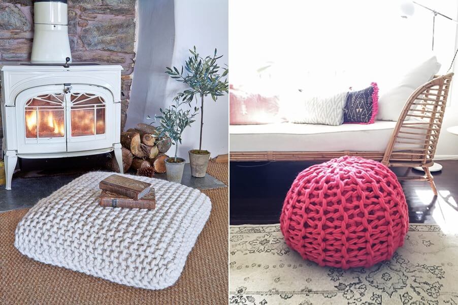 Chunky Knit Decor Projects