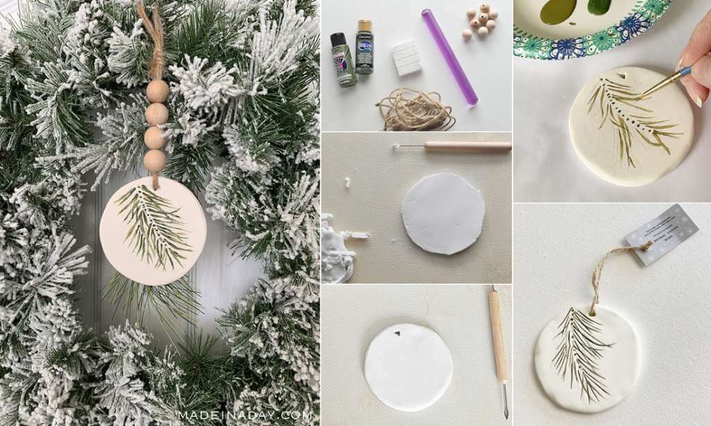 DIY Polymer Clay Christmas Ornaments