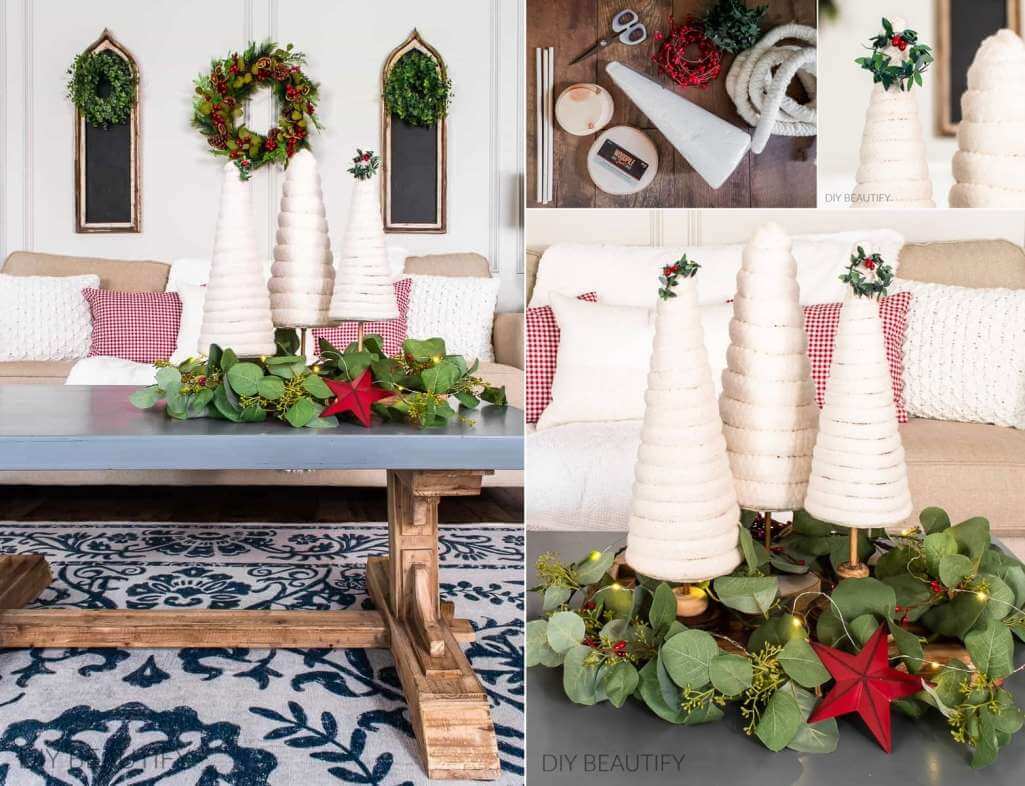 diy tabletop christmas tree