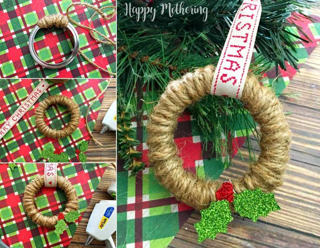 DIY Twine Christmas Decorations