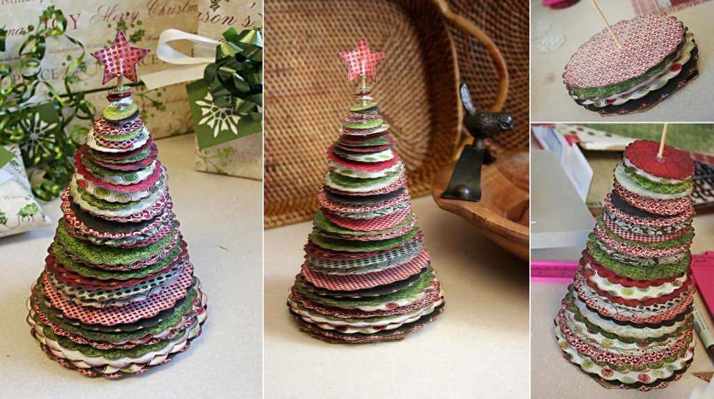 diy tabletop christmas tree