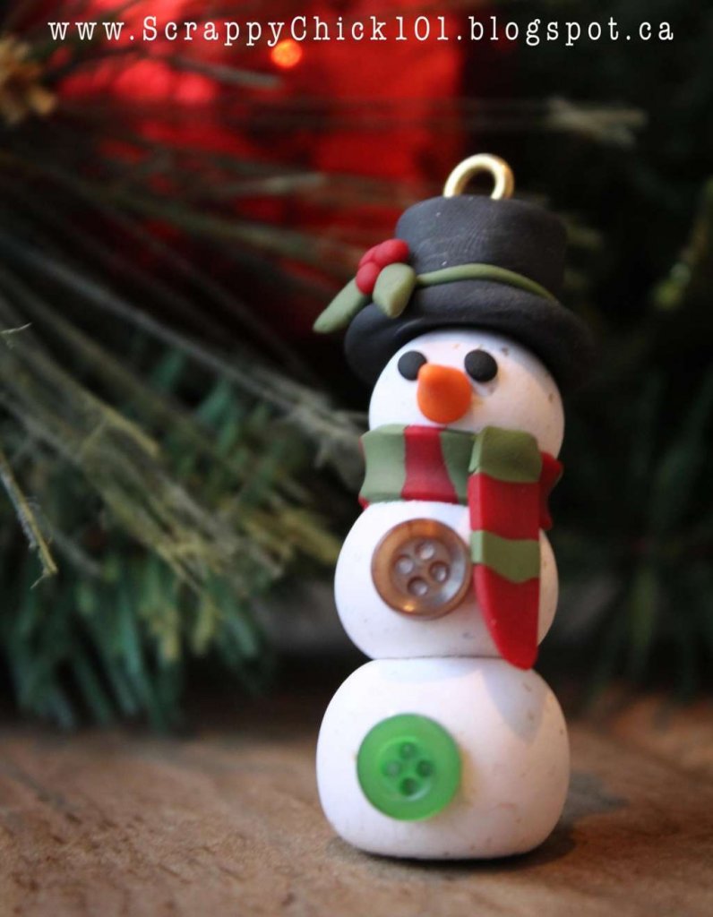 DIY Polymer Clay Christmas Ornaments