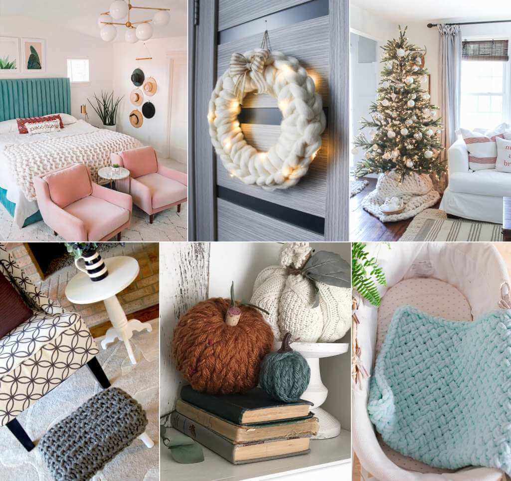 Chunky Knit Decor Projects