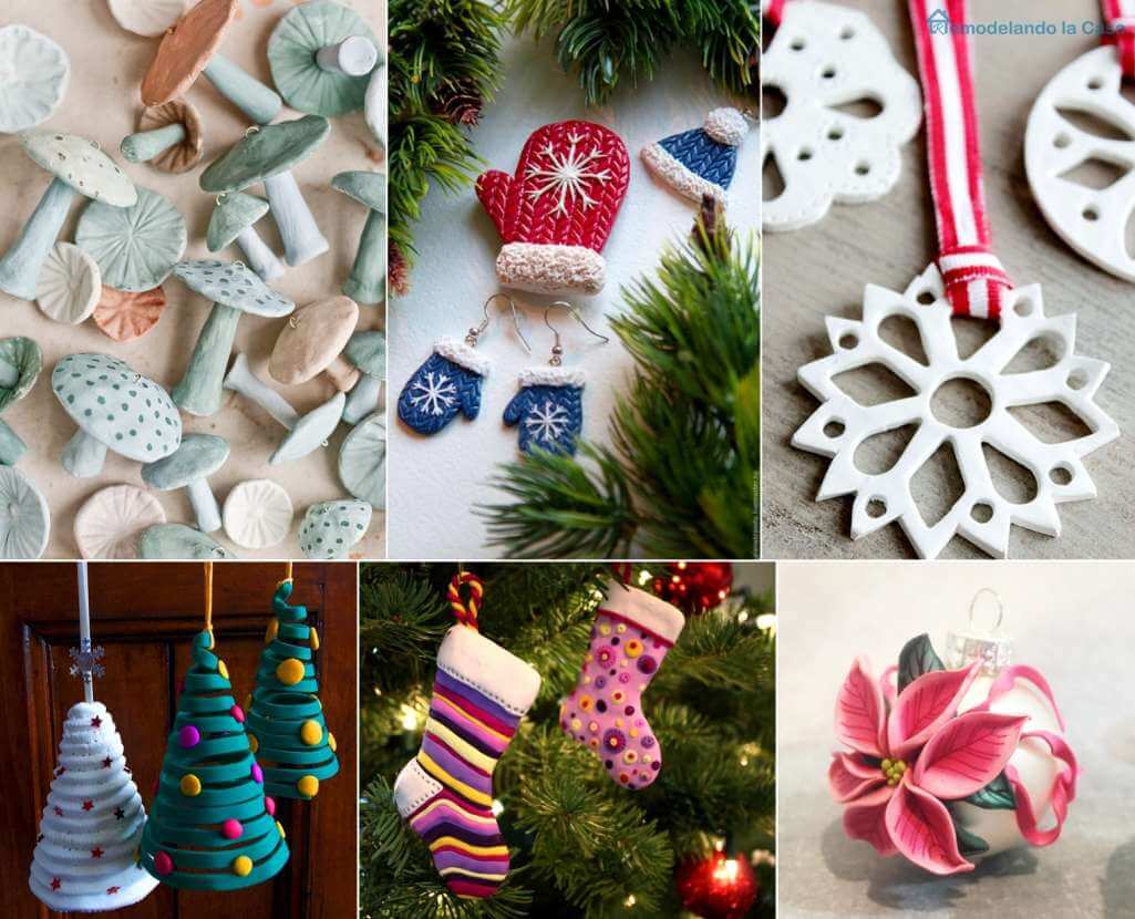 DIY Polymer Clay Christmas Ornaments