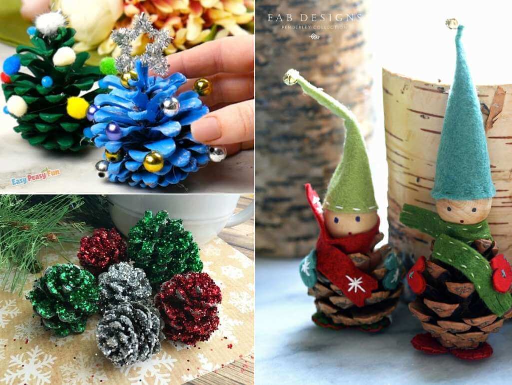 pinecone christmas decor 