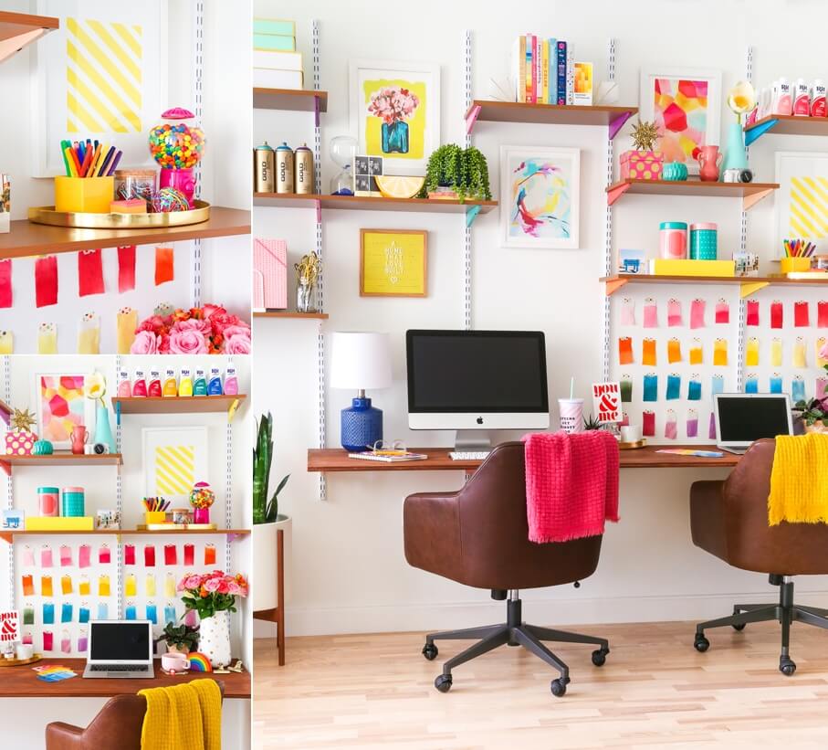 Home Office Desk Space Decor Ideas