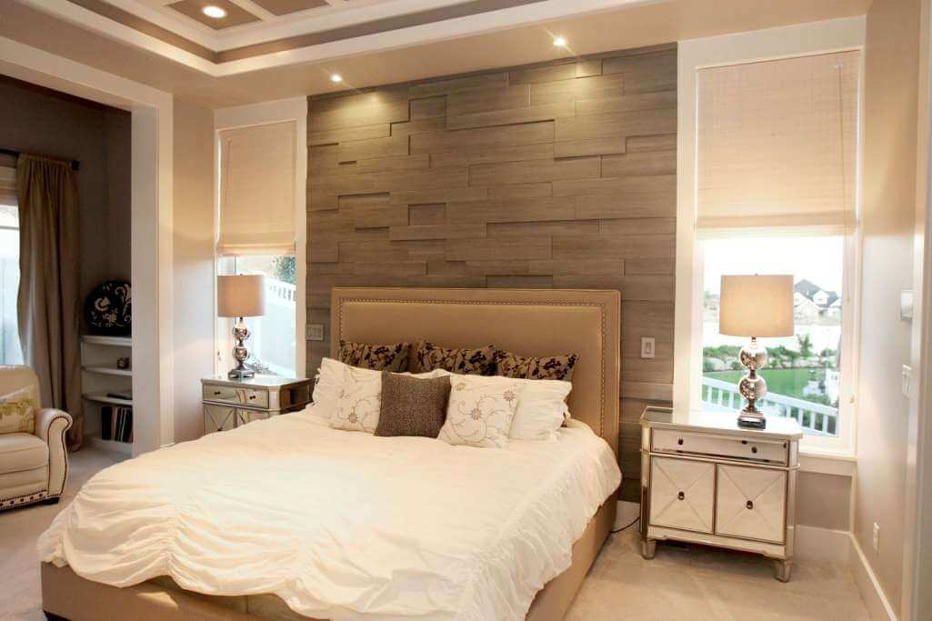 textured bedroom wall