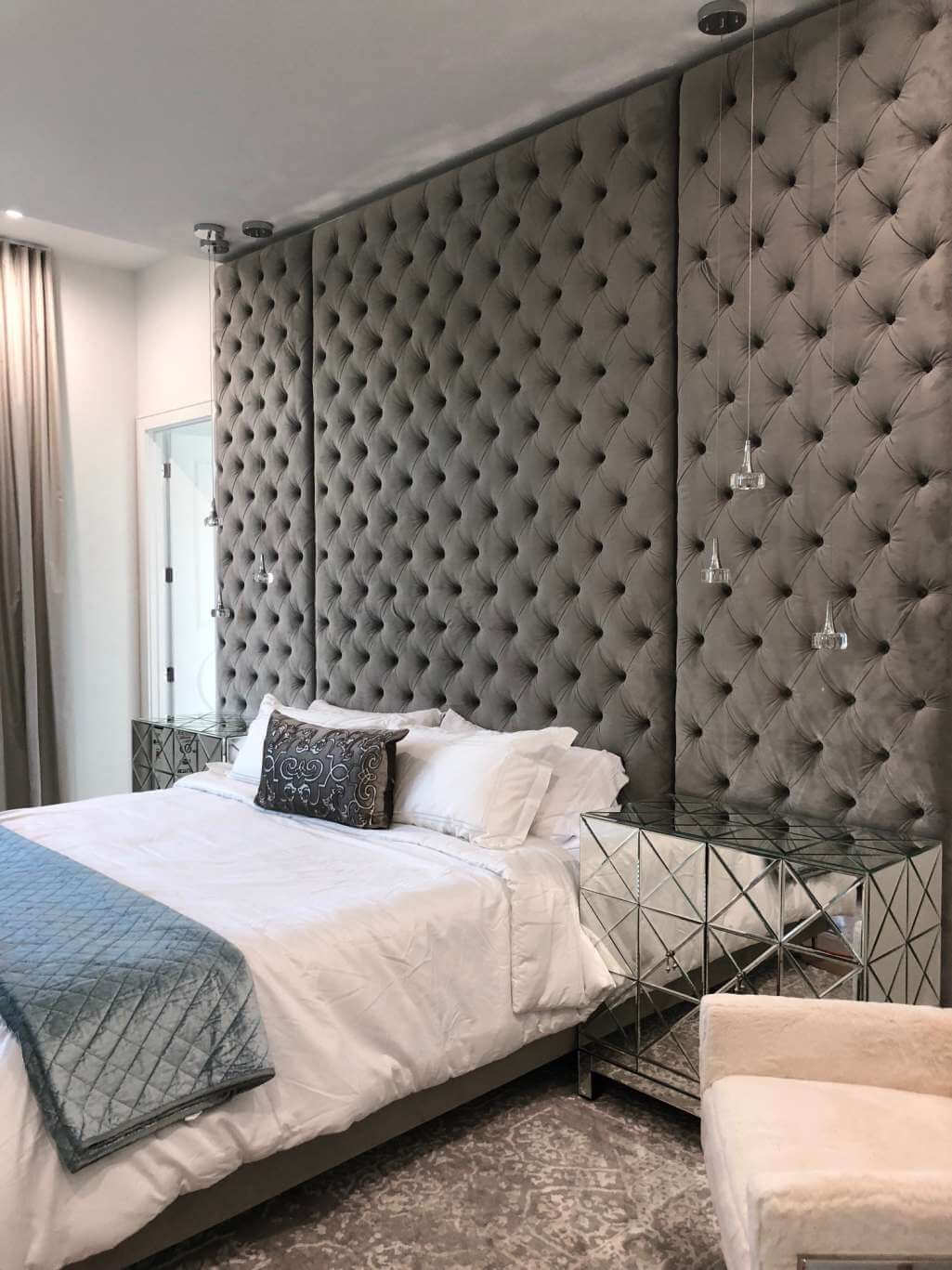 textured bedroom wall