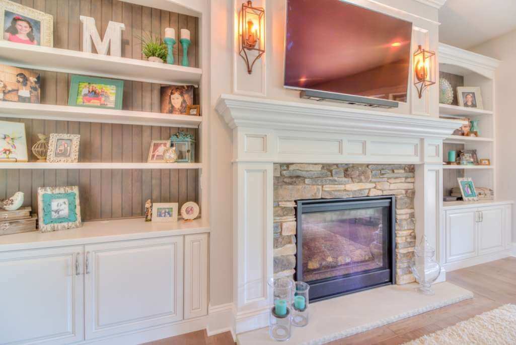 fireplace shelf ideas