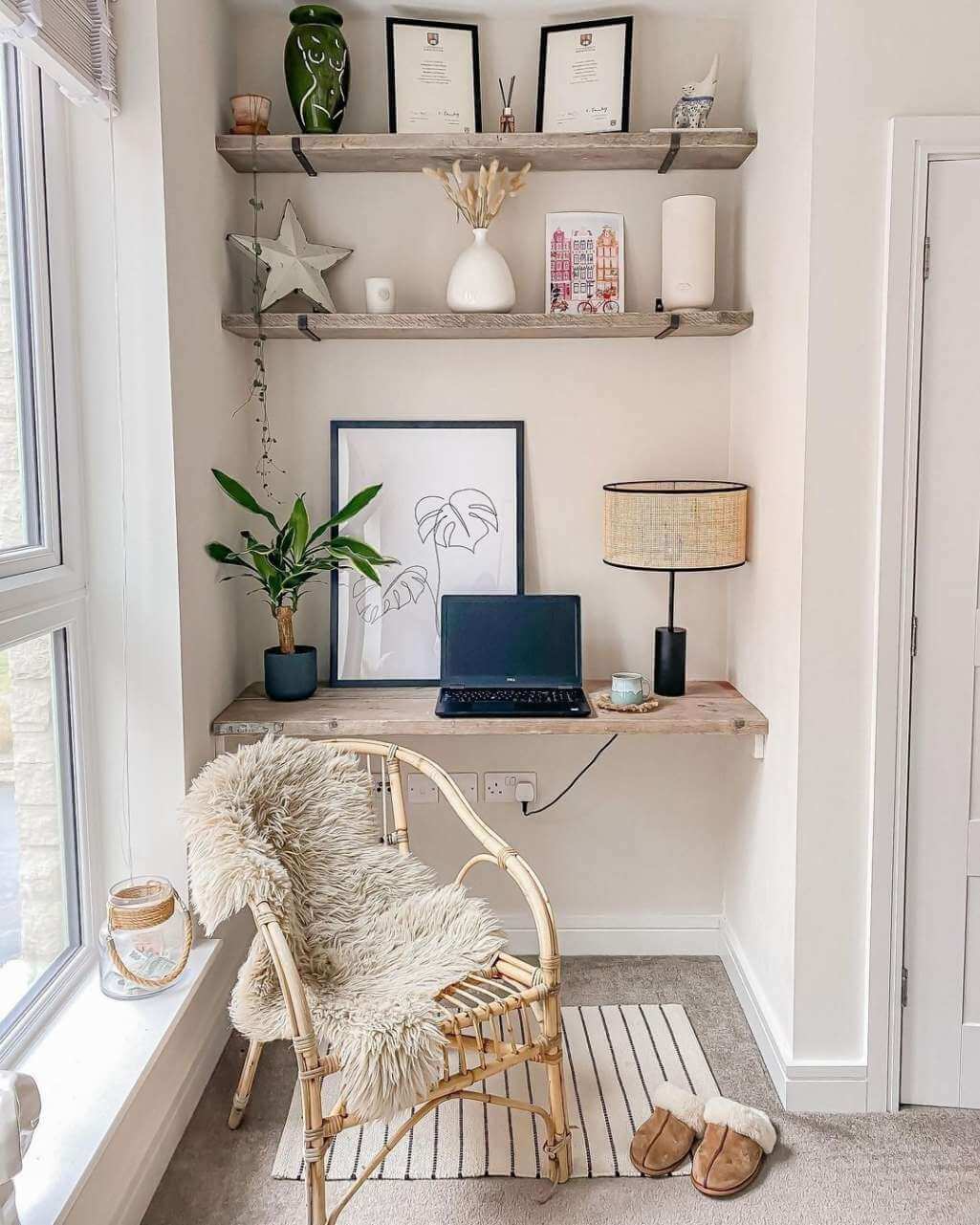 Home Office Desk Space Decor Ideas