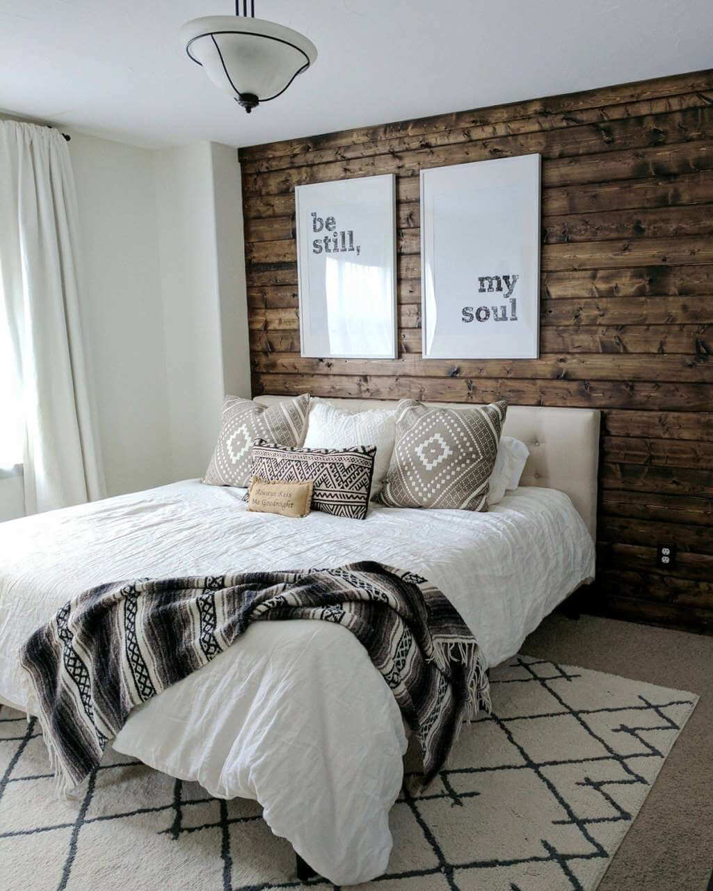 textured bedroom wall