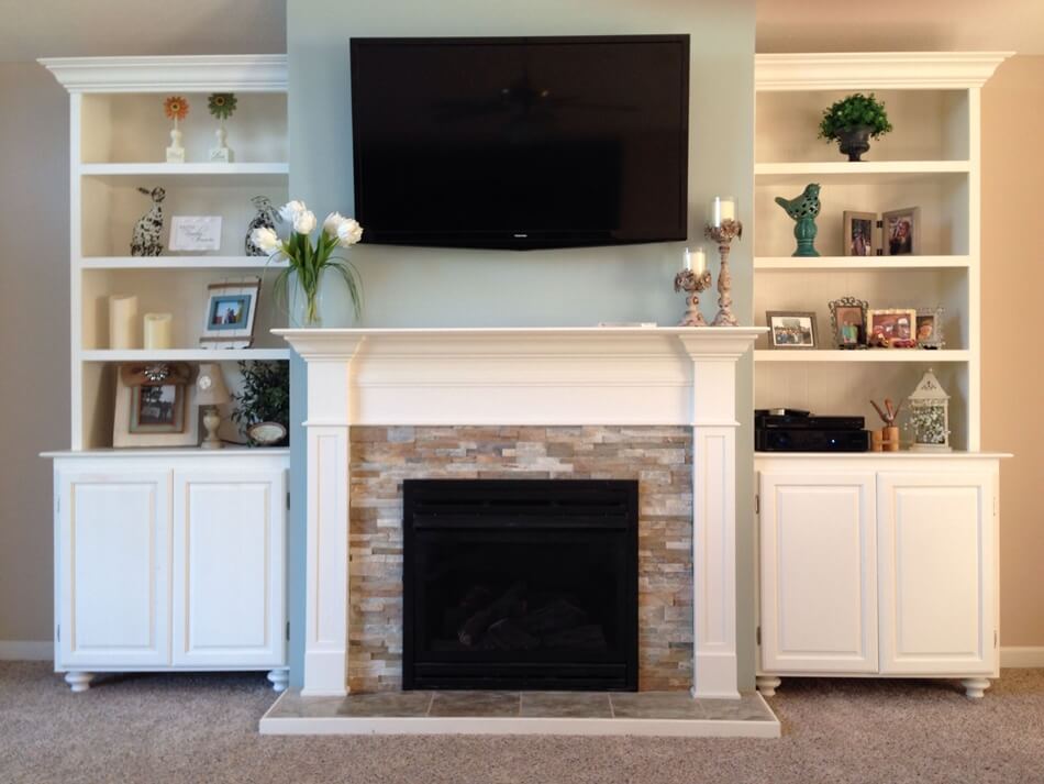 fireplace shelf ideas