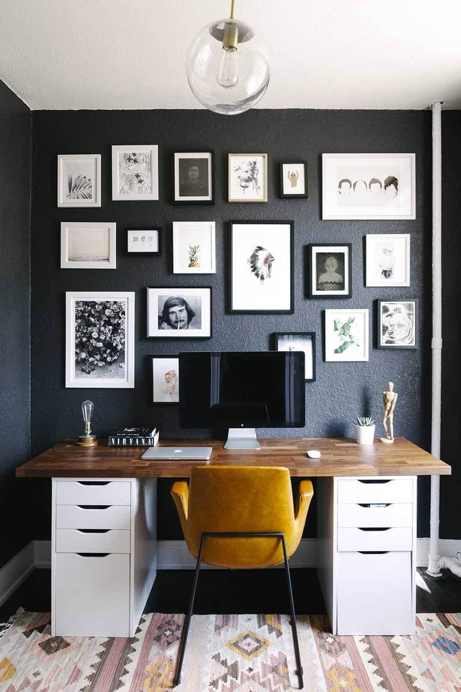 Home Office Desk Space Decor Ideas