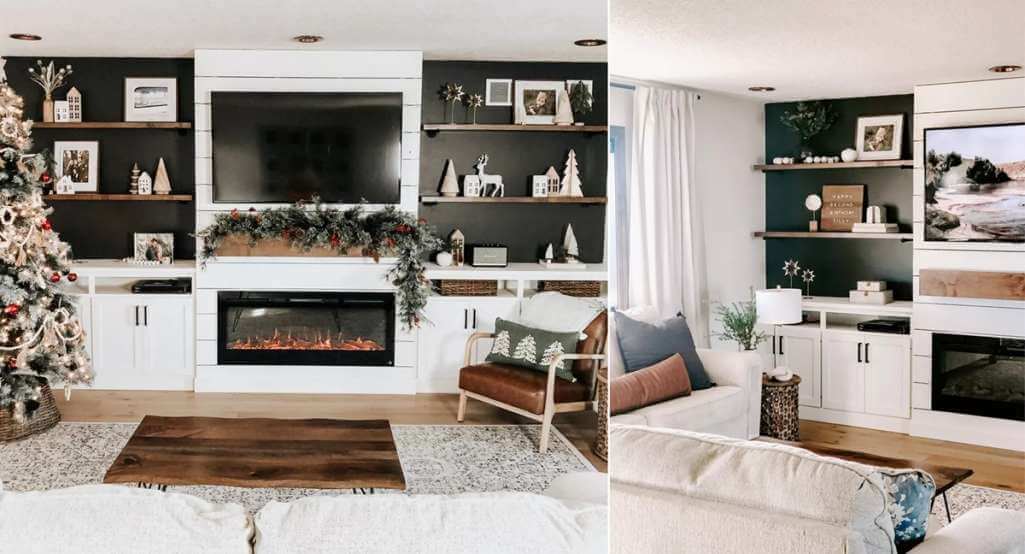 fireplace shelf ideas