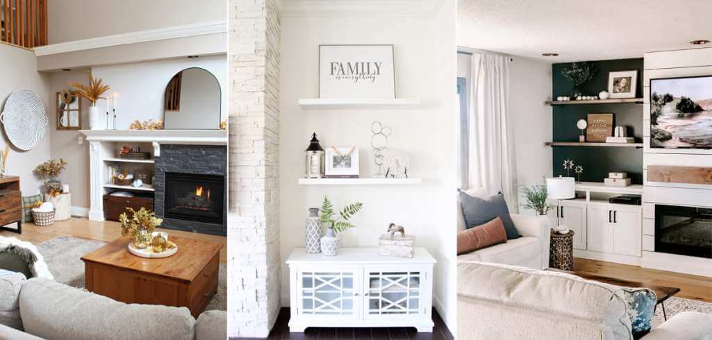 fireplace shelf ideas