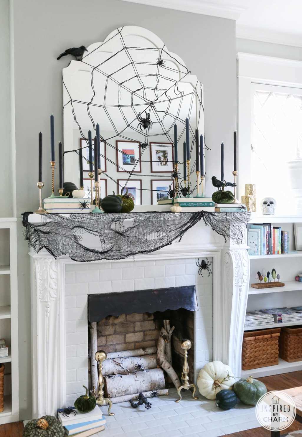 Halloween Mantel Decor 