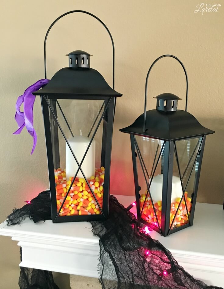 Halloween Mantel Decor