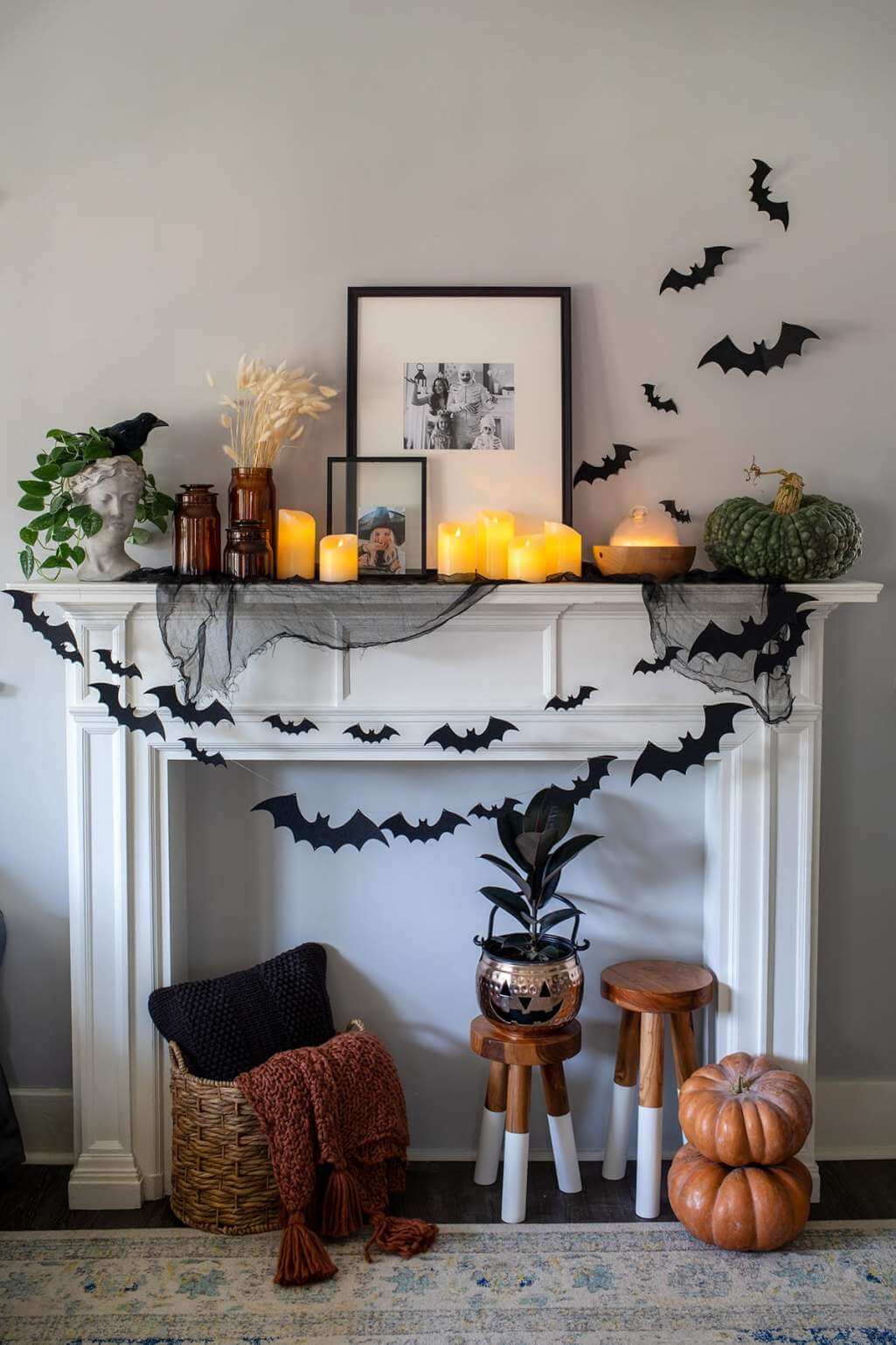 Halloween Mantel Decor 