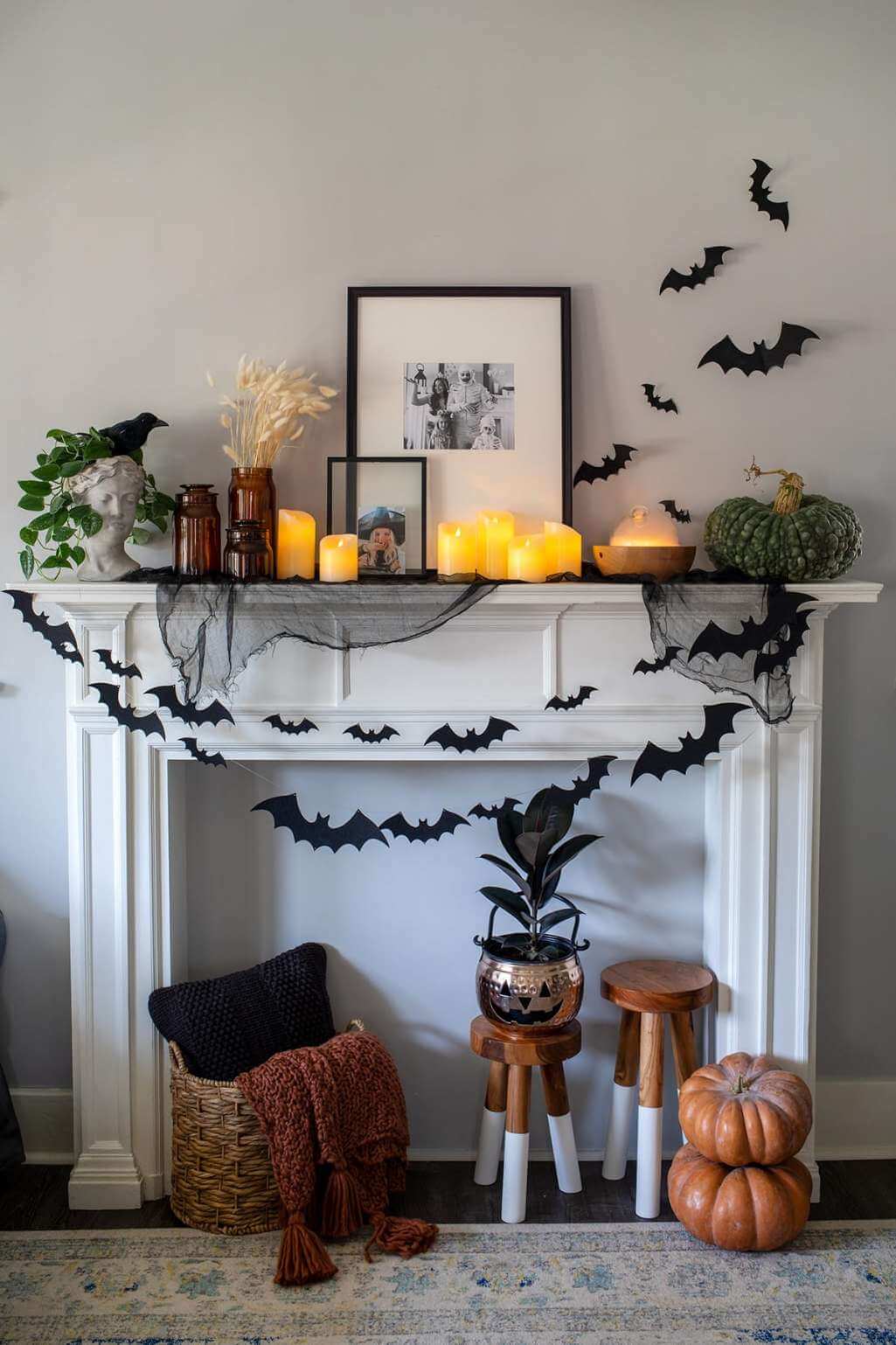 Halloween Mantel Decor 