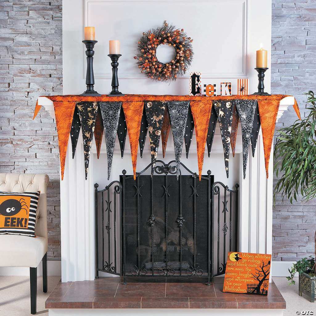 Halloween Mantel Decor 