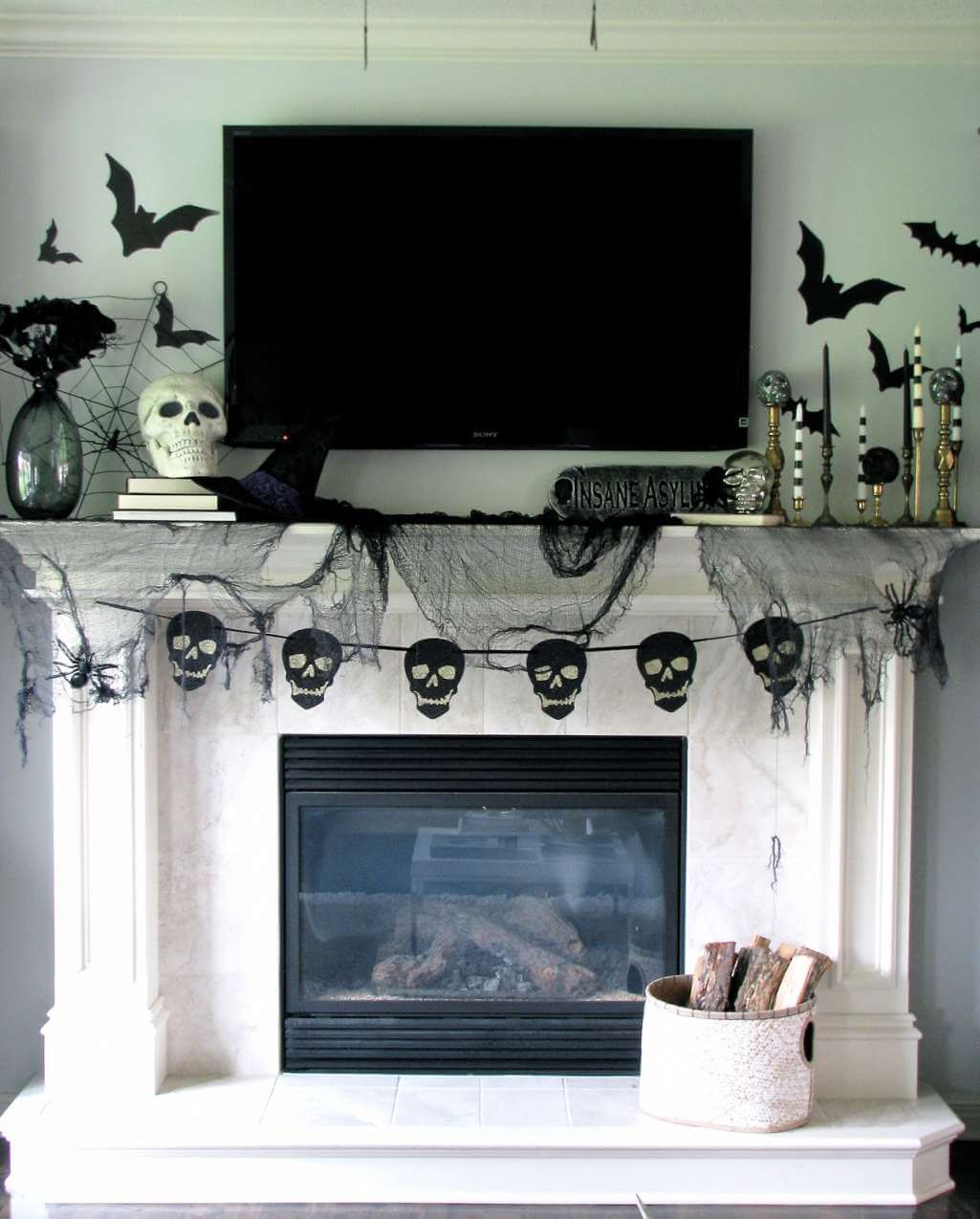 Halloween Mantel Decor 