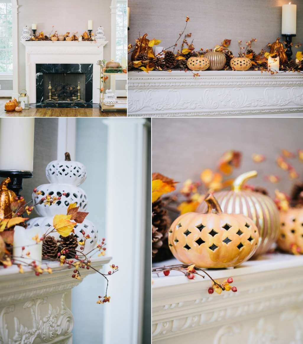 Halloween Mantel Decor 