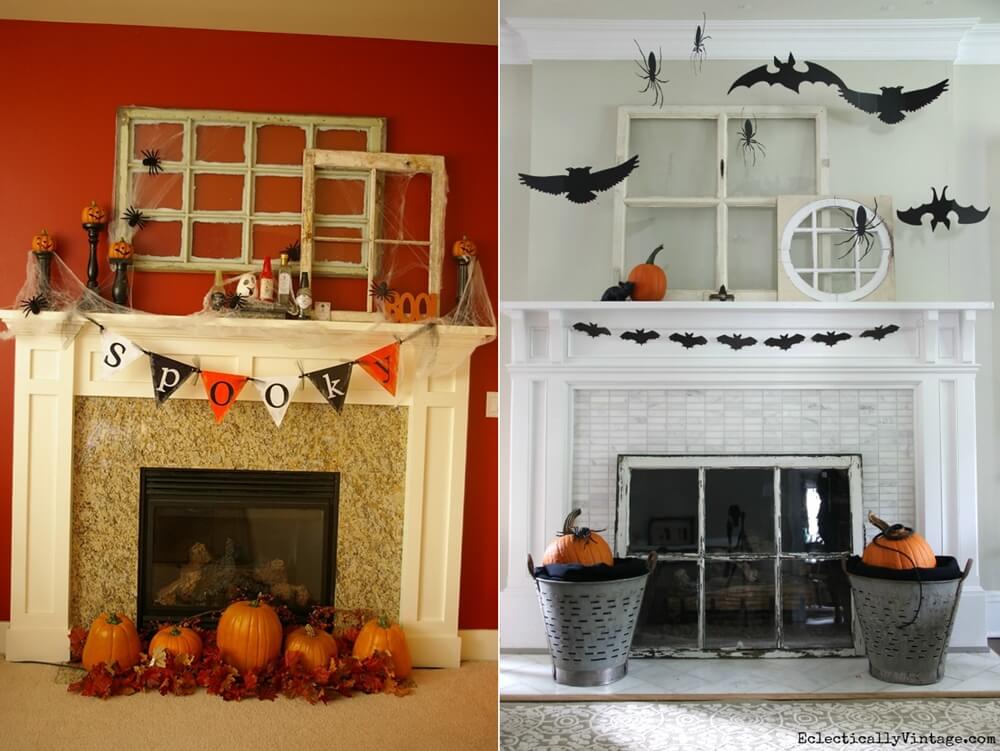 Halloween Mantel Decor 