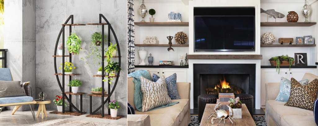 living room shelf decor ideas