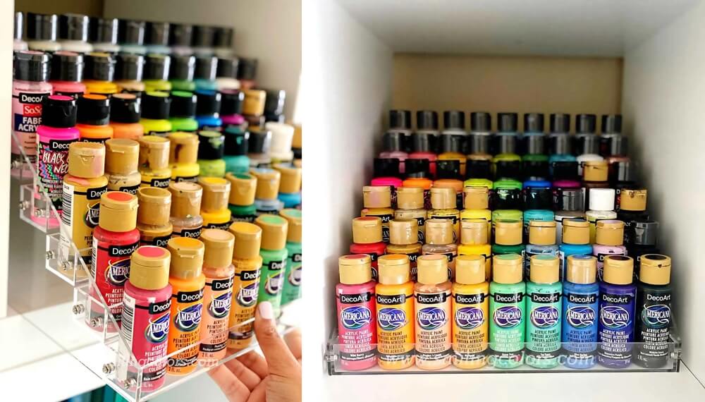 craft paint storage 