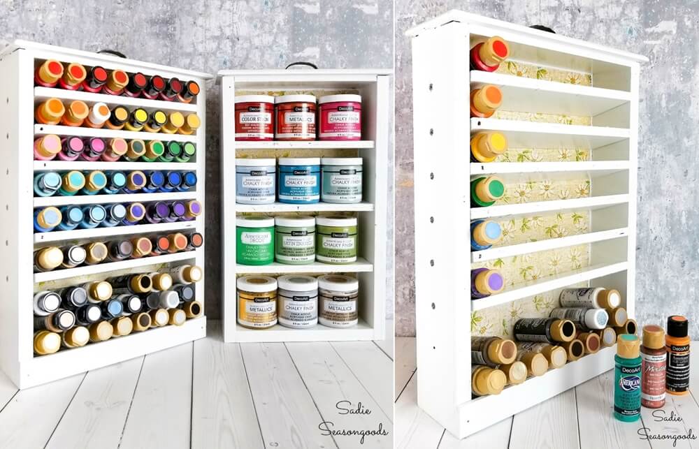 craft paint storage 