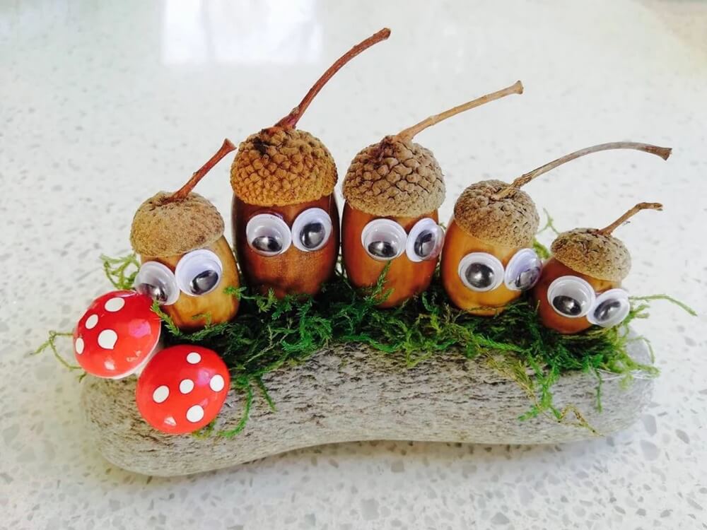 DIY acorn crafts