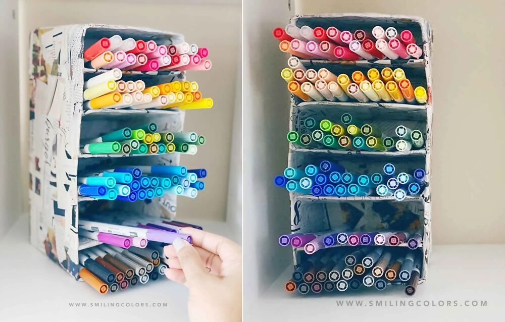 Pen, Pencil, and Marker Organization Ideas