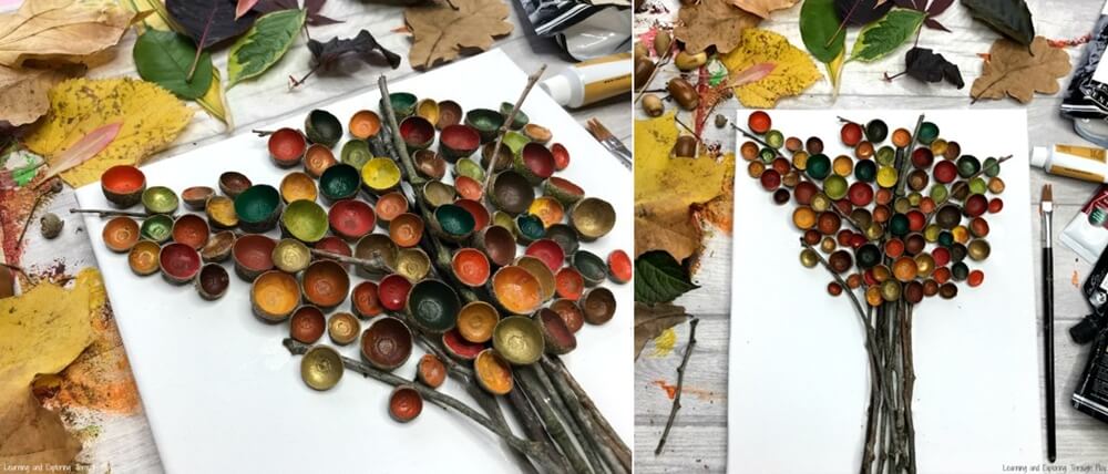 DIY acorn crafts