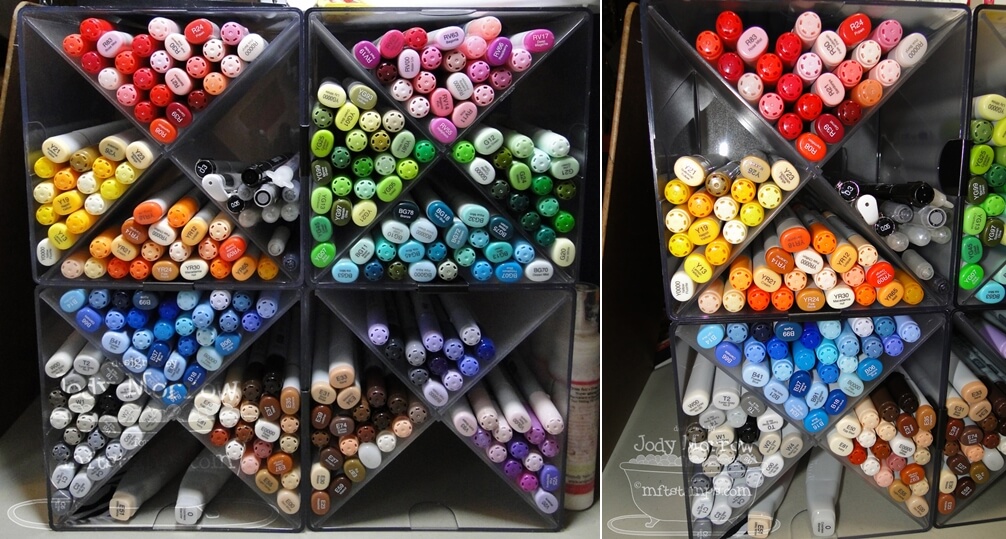 Pen, Pencil, and Marker Organization Ideas