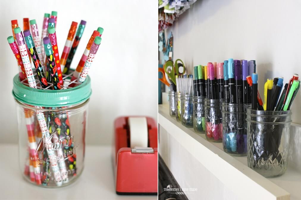 Pen, Pencil, and Marker Organization Ideas