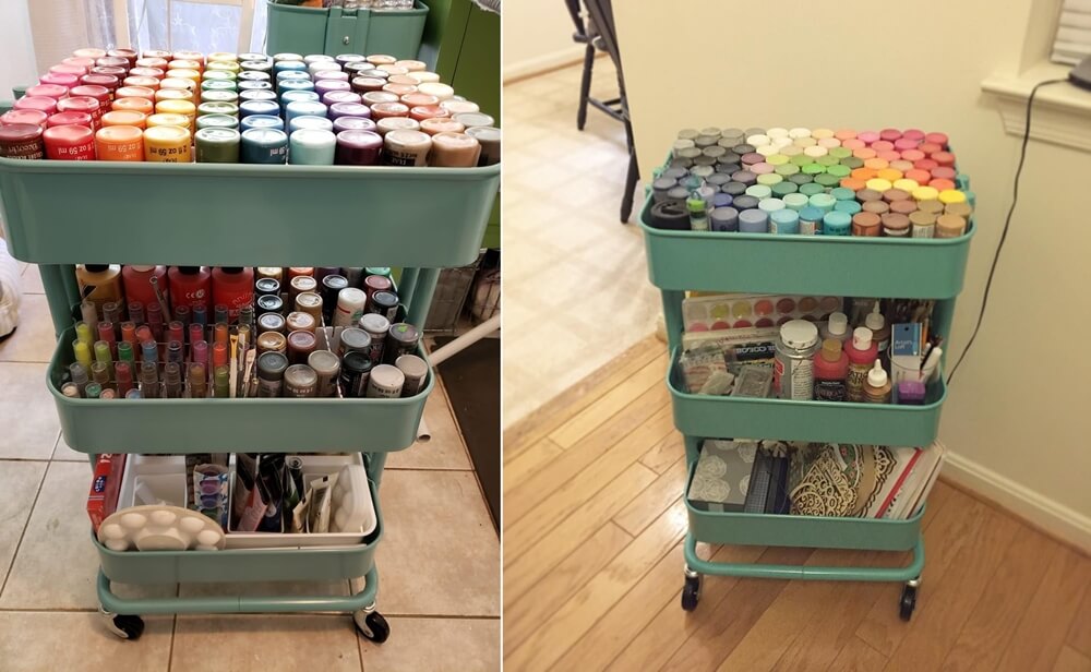 craft paint storage 