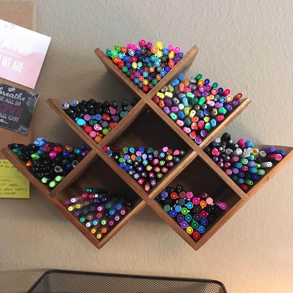 Pen, Pencil, and Marker Organization Ideas