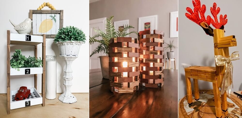 DIY Jenga Block Crafts