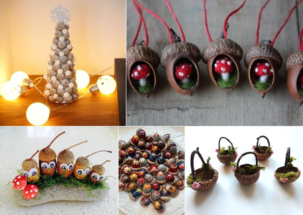 DIY acorn crafts