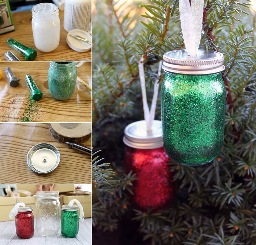 mason jar christmas crafts 