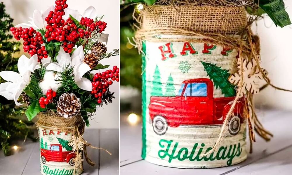 15 Tin Can Christmas Crafts 