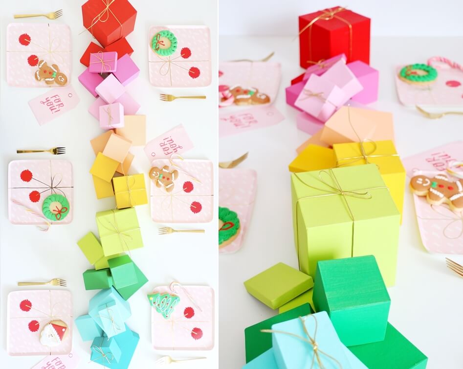 rainbow christmas crafts 