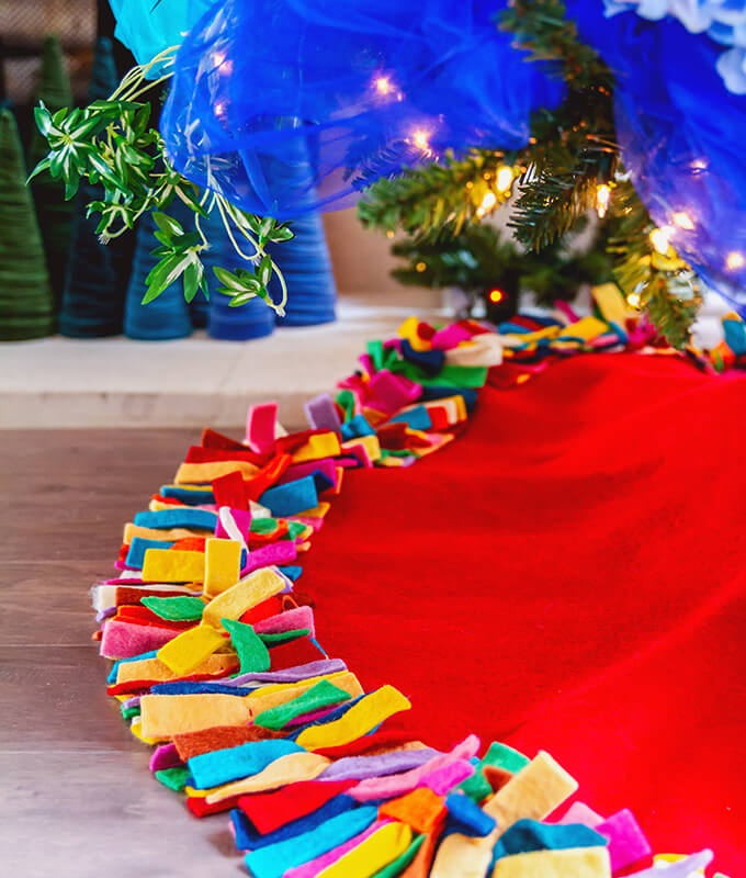 rainbow christmas crafts 